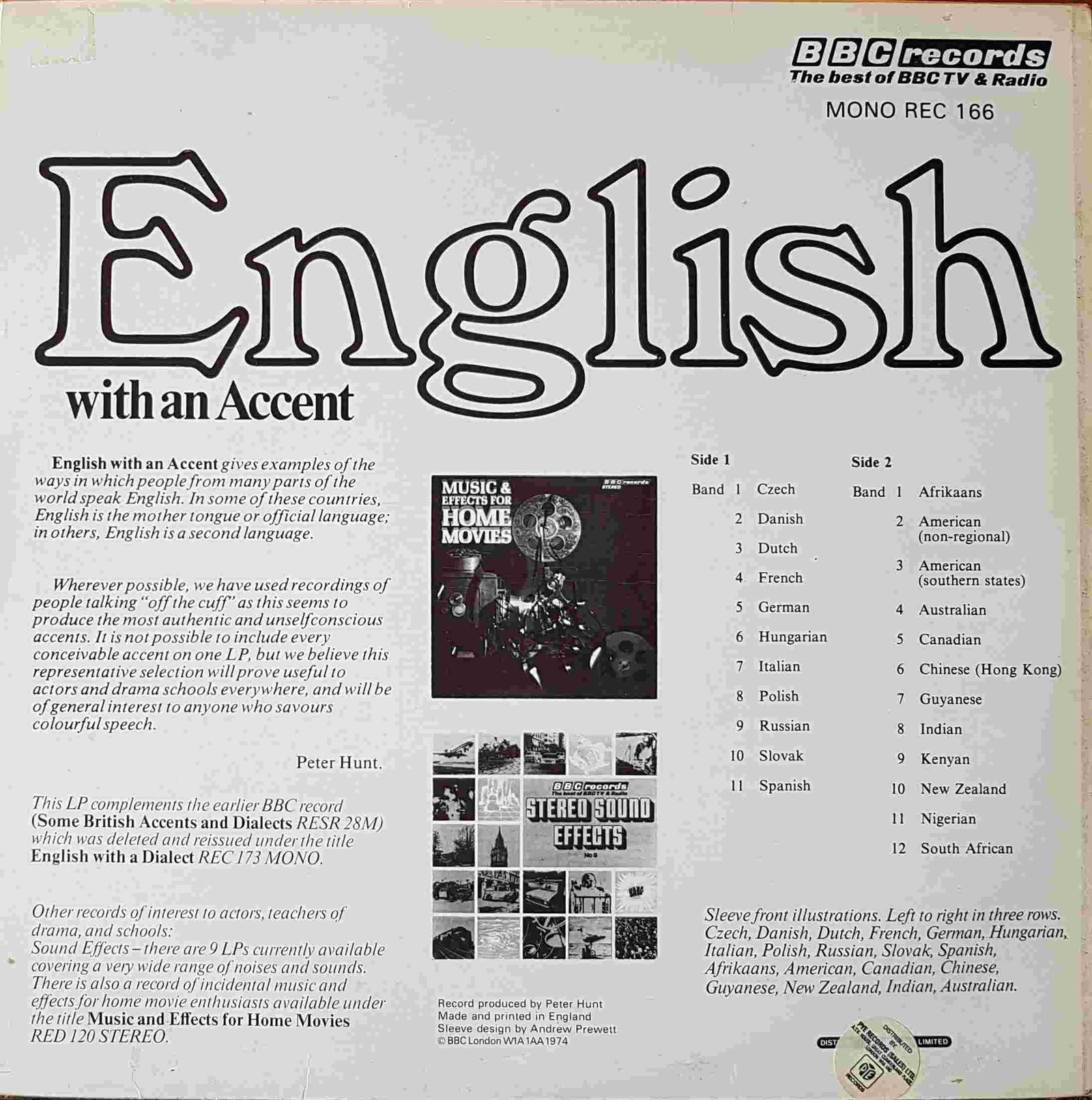 Back cover of REC 166